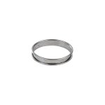 Cercle a tarte haut - inox - bords roulés - epaisseur 4 / 10ème - Ø140 mm h27 mm Cercle a tarte haut - inox - bords roulés - epaisseur 4 / 10ème - Ø140 mm h27 mm
