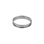 Cercle a tarte haut - inox - bords roulés - epaisseur 4 / 10ème - Ø160 mm h27 mm Cercle a tarte haut - inox - bords roulés - epaisseur 4 / 10ème - Ø160 mm h27 mm