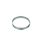 Cercle a tarte haut - inox - bords roulés - epaisseur 4 / 10ème - Ø200 mm h27 mm Cercle a tarte haut - inox - bords roulés - epaisseur 4 / 10ème - Ø200 mm h27 mm
