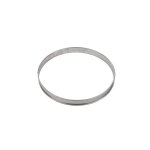 Cercle a tarte haut - inox - bords roulés - epaisseur 4 / 10ème - Ø220 mm h27 mm Cercle a tarte haut - inox - bords roulés - epaisseur 4 / 10ème - Ø220 mm h27 mm
