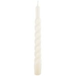 Cereria de giorgio risth bougies laqu� fil torsad�, cire, cr�me, 2. 2x 2. 2x 21cm