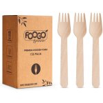 Cfrx - 150pcs fourchettes en bois jetables, certifiées fscâ®, 16cm, ecologique compostable, fête pique ... Cfrx - 150pcs fourchettes en bois jetables, certifiées fscâ®, 16cm, ecologique compostable, fête pique ...