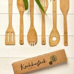 Cfrx - © ensemble de couverts de cuisine (6 pièces) sans plastique et ecologiques en 100% bambou cuillères ... Cfrx - © ensemble de couverts de cuisine (6 pièces) sans plastique et ecologiques en 100% bambou cuillères ...