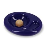 Chacom - cendrier 1 pipe c�ramique bleu