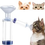Chambre d'espacement d'inhalateur d'aerosol pour chien / chat pour aider a la respiration des felins ... Chambre d'espacement d'inhalateur d'aerosol pour chien / chat pour aider a la respiration des felins ...
