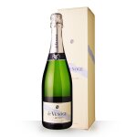 Champagne de venoge cordon bleu brut 75cl - en etui
