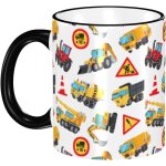 Chan pelle pelle camion vhicule d'ingnierie mignon anime tasse tasse a caf de grande capacit 330 ...