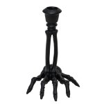 Chandelier en résine squelette noir 16 cm Chandelier en résine squelette noir 16 cm