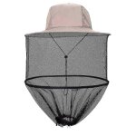 Chapeau filet anti - insectes pour apiculteur.