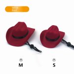 Chapeau en jean de style occidental pour animaux de compagnie, accessoire de cosplay pour chat et chien, ...