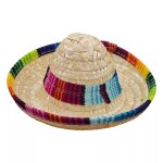 Chapeau de paille pour animal de compagnie, chapeau de soleil pour chat mini paille mexicain sombrero ...