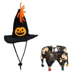 Chapeau de sorcière pour chien, chat, bandana, accessoire de cosplay, déguisement chauve souris d'halloween, ... Chapeau de sorcière pour chien, chat, bandana, accessoire de cosplay, déguisement chauve souris d'halloween, ...