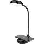 Chargeur a induction bigben connected 15 w + lampe de table glo noir