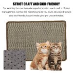 Chat chaton planche a gratter meubles prot�ger coussin sisal griffoir tapis griffes soin chat jouet canap� ...