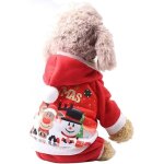 Chat et chien (s)v�tements de no�l pour animaux de compagnie costume de no�l a capuche costume de no�l ...