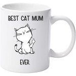 Meilleur chat maman jamais 11oz tasse en c�ramique nan tasse no�l anniversaire no�l f�te des p�res f�te ...