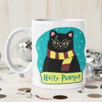 Chat noir tasse blanche tasse tasse a caf� tasse alphabet anglais m�re tasse tasse a caf� mignon en c�ramique ...