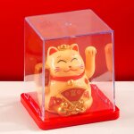 Chat porte - bonheur a energie solaire, chat porte - bonheur chinois, agitant la main, décorations de ... Chat porte - bonheur a energie solaire, chat porte - bonheur chinois, agitant la main, décorations de ...