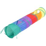 Chat tunnel pet tube pliable jouet jouet intrieur extrieur kitty chiot pour puzzle exercer cacher la ...