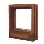 Chati�re porte bois magn�tique 4 positions marron