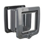 Chatiere 4 positions avec tunnel - 20x22cm gris trixie