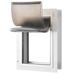 Chati�re pour animaux de compagnie - duoku - cadre en m�tal 14, 25  x 21, 1  avec serrure et syst�me ...