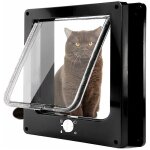 Chatire magntique 4 voies, installation facile pour tous les animaux, porte coulissante manuelle pour ...