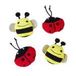 Vente chaude! peluche coccinelle pour chat, jouet amusant pour chats, chaton, chiot, fournitures pour ...