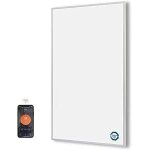 Chauffage infrarouge mural 1000w - radiateur electrique ultra - rapide (1 - 3 min) pour 10 - 20 - tempratur ...