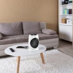 Chauffage soufflant cramique 1100w 1800w blanc