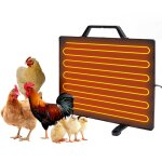 Chauffage thermostatique pour poulailler 160 w panneau chauffant pour volaille 0 - 99 ¿ temprature ...