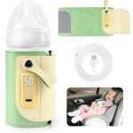 Chauffe - biberon portable usb, 5 vitesses, réglable, avec ecran lcd, pour lait et nourriture pour bébé, ... Chauffe - biberon portable usb, 5 vitesses, réglable, avec ecran lcd, pour lait et nourriture pour bébé, ...