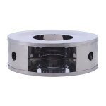 Chauffe - bougie en acier inoxydable durable, support a thé, chauffe - plat, base chauffante pour théière ... Chauffe - bougie en acier inoxydable durable, support a thé, chauffe - plat, base chauffante pour théière ...