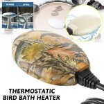 Chauffe - eau electrique submersible pour bain d'oiseaux, 1 pi�ce, en plastique, durable, pour la volaille, ...