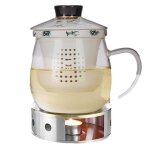 Chauffe - thire en acier inoxydable, chauffe - th, chambre a coucher, salon, maison, verre, plat, ...