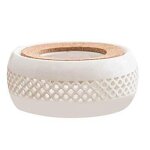 Chauffe - th�i�re en c�ramique, chauffant avec coussin en li�ge, parfait pour les th�i�res en verre et ...