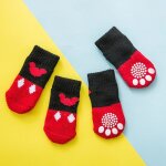 Chaussettes coordonnantes pour petits chiens, protection des pattes, bottes rtractables libres, vtements ...