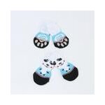 Chaussettes en coton m�lang� pour animaux de compagnie, 4 pi�ces, haute qualit�, elastiques, antid�rapantes, ...