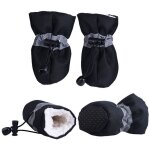 Chaussures antid�rapantes imperm�ables pour animaux de compagnie, bottes epaisses pour petits chiens ...
