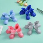 Chaussures d'�t� imperm�ables pour chien, 4 pi�ces / ensemble, bottes en caoutchouc pour petit, moyen ...