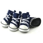 Chaussures en jean a la mode pour animaux de compagnie, bottes chaudes d'hiver pour petits chiens, chihuahua, ...
