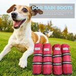 Chaussures de pluie antidrapantes et impermables pour chiens de taille moyenne, couvre - pieds, accessoires ...