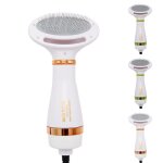 Sche cheveux et brosse pour animaux domestiques, portable, pour chiens et chats, accessoire de toilettage ...