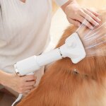 S�che - cheveux r�glable 2 en 1 pour chien et chat, peigne de toilettage, souffleur a basse temp�rature, ...
