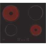Checarzhn - - no1 - ch64ccb / 4u2 - plaque table de cuisson vitrocéramique - 60cm, 4 feux, 6500w, noir, ... Checarzhn - - no1 - ch64ccb / 4u2 - plaque table de cuisson vitrocéramique - 60cm, 4 feux, 6500w, noir, ...