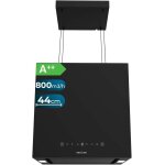 Checarzhn - - no1 - hotte aspirante 44cm lot carr bolero flux cct 448000 black, finition noir, aspiration ...