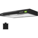 Checarzhn - - no1 - hotte aspirante 60cm classe a + - 220 m / h - hotte casquette - evacuation ou recyclage ...