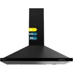 Checarzhn - - no1 - hotte aspirante 90 cm pyramidale bolero flux pm 906500 black a. moteur 165 w, finition ...