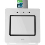 Checarzhn - - no1 - hotte aspirante incline dcorative 60cm bolero flux dt 608002 glass white a + + ...