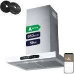 Checarzhn - - no1 - hotte décorative class a + + + 60cm 650mâ³ / h tactile et wifi connectée 4 vitesses&foncti ... Checarzhn - - no1 - hotte décorative class a + + + 60cm 650mâ³ / h tactile et wifi connectée 4 vitesses&foncti ...
